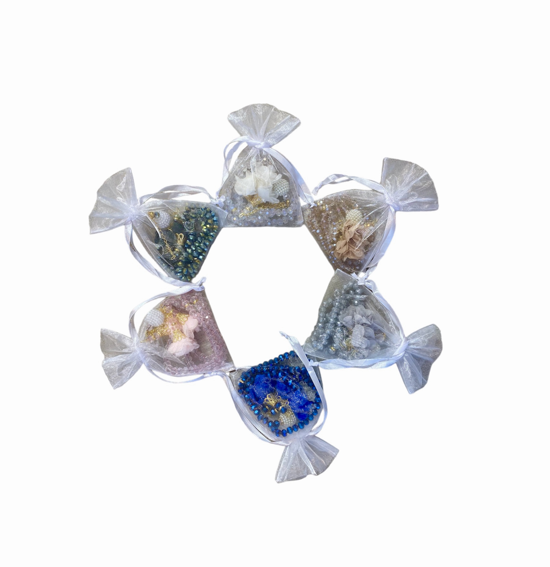 Tasbih Kristal met Flower - Afbeelding 3