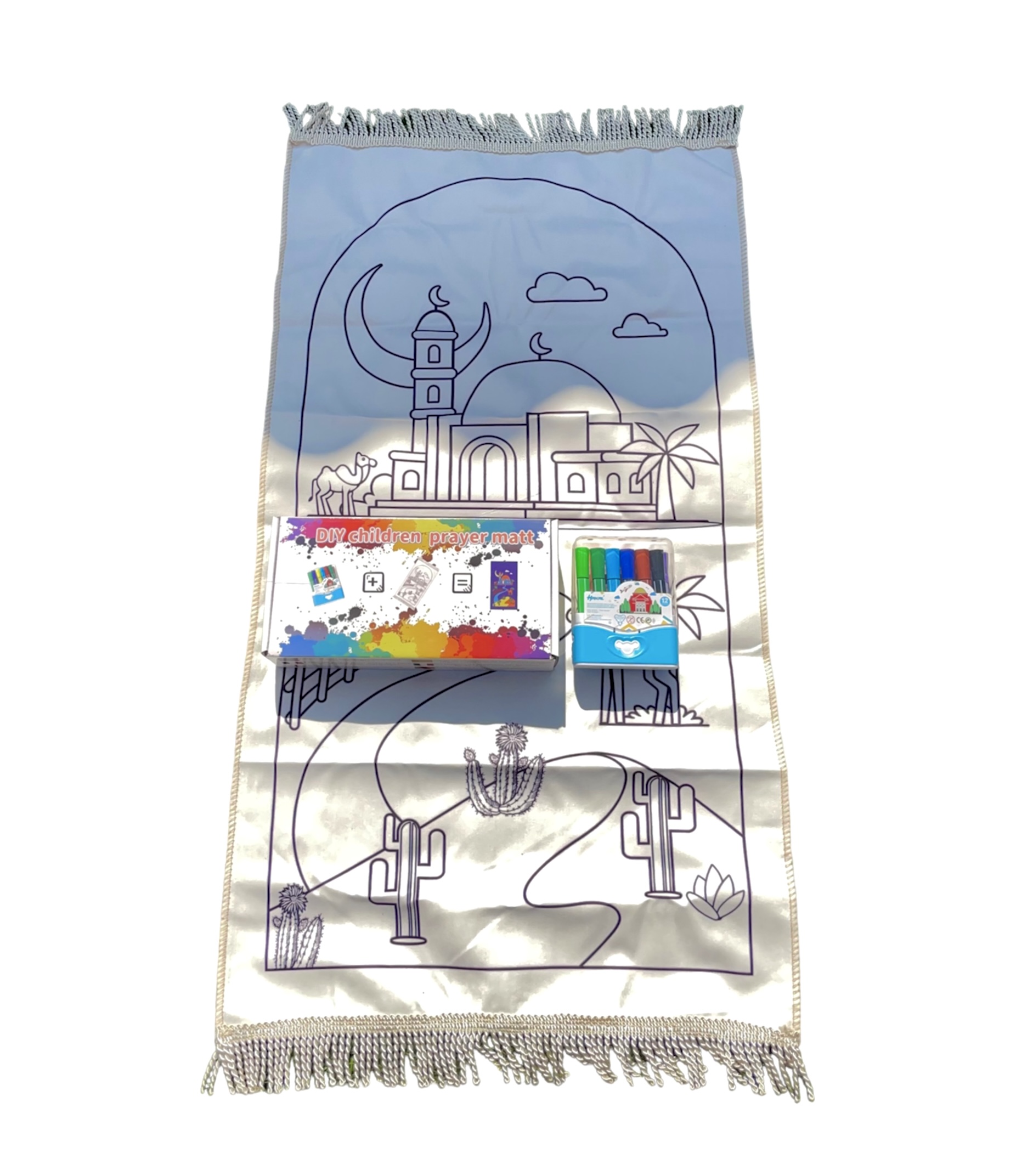 Inkleur gebedskleed kids