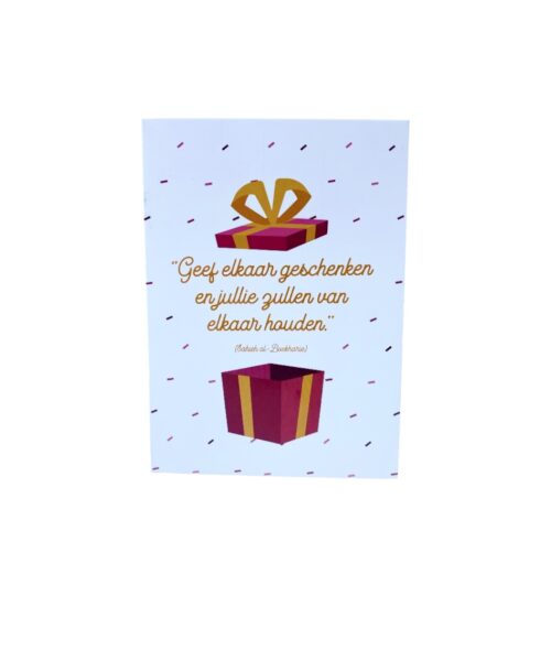 Geef elkaar geschenken